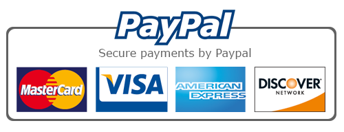 Paypal Online Payments - Visa / Mastercard accepted